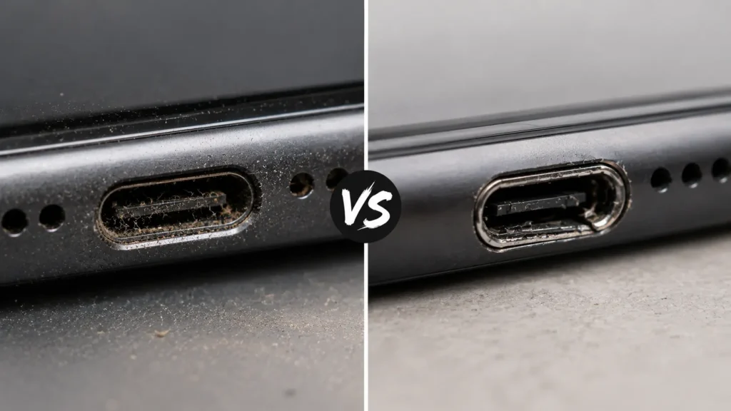 Dirty Charging Port vs. Damaged Charging Port: How to Tell the Difference