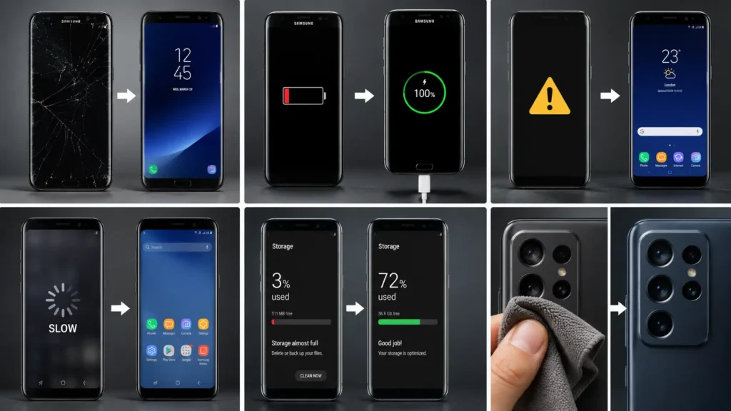 Most Common Samsung Galaxy Problems and How to Fix Them