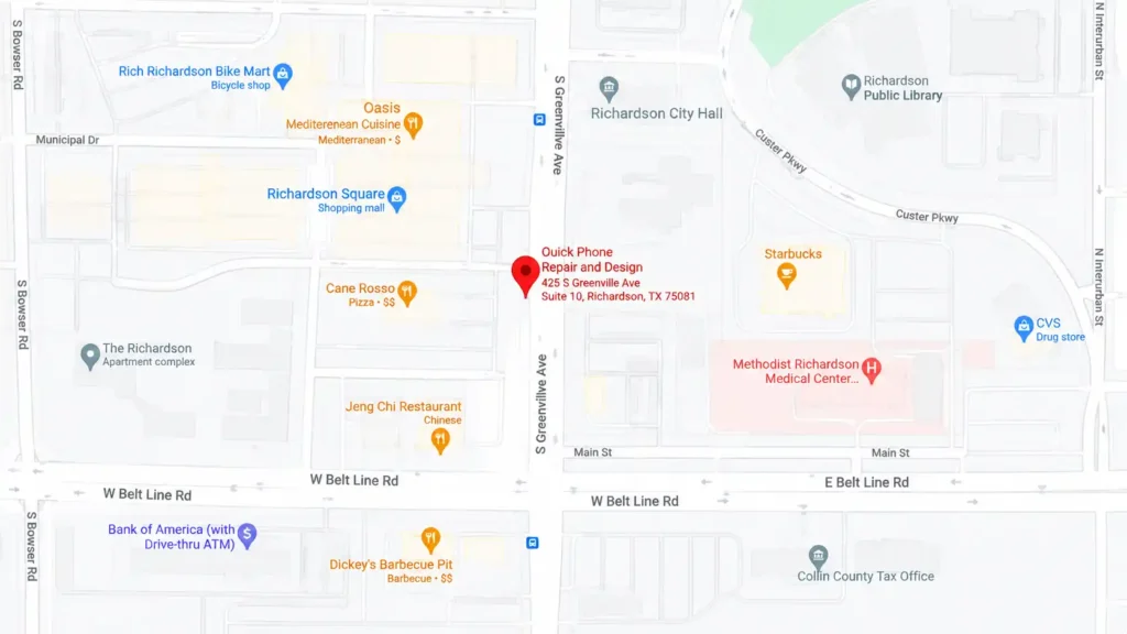 Same-day phone repair store in Richardson