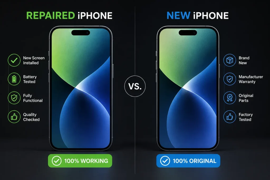 iPhone repair cost versus replacement comparison